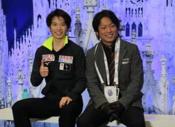 友野一希のコーチは平池大人!友野一希とイケメン平池大人の画像