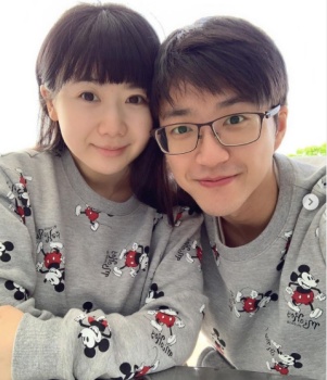 愛ちゃんと旦那江宏傑の画像