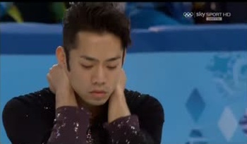 2014年ソチオリンピックでの高橋大輔画像